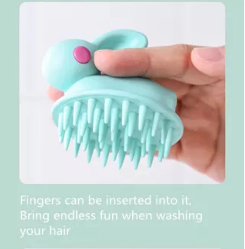 Rabbit shampoo brush