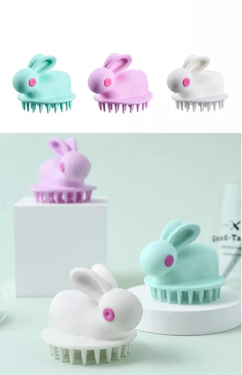 Rabbit shampoo brush